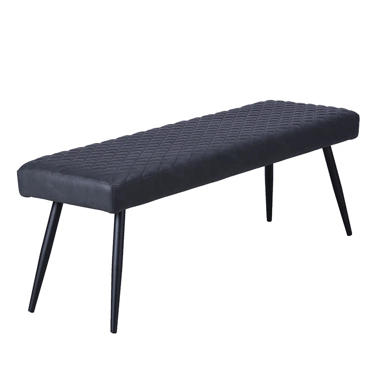 Long Black Dining Bench